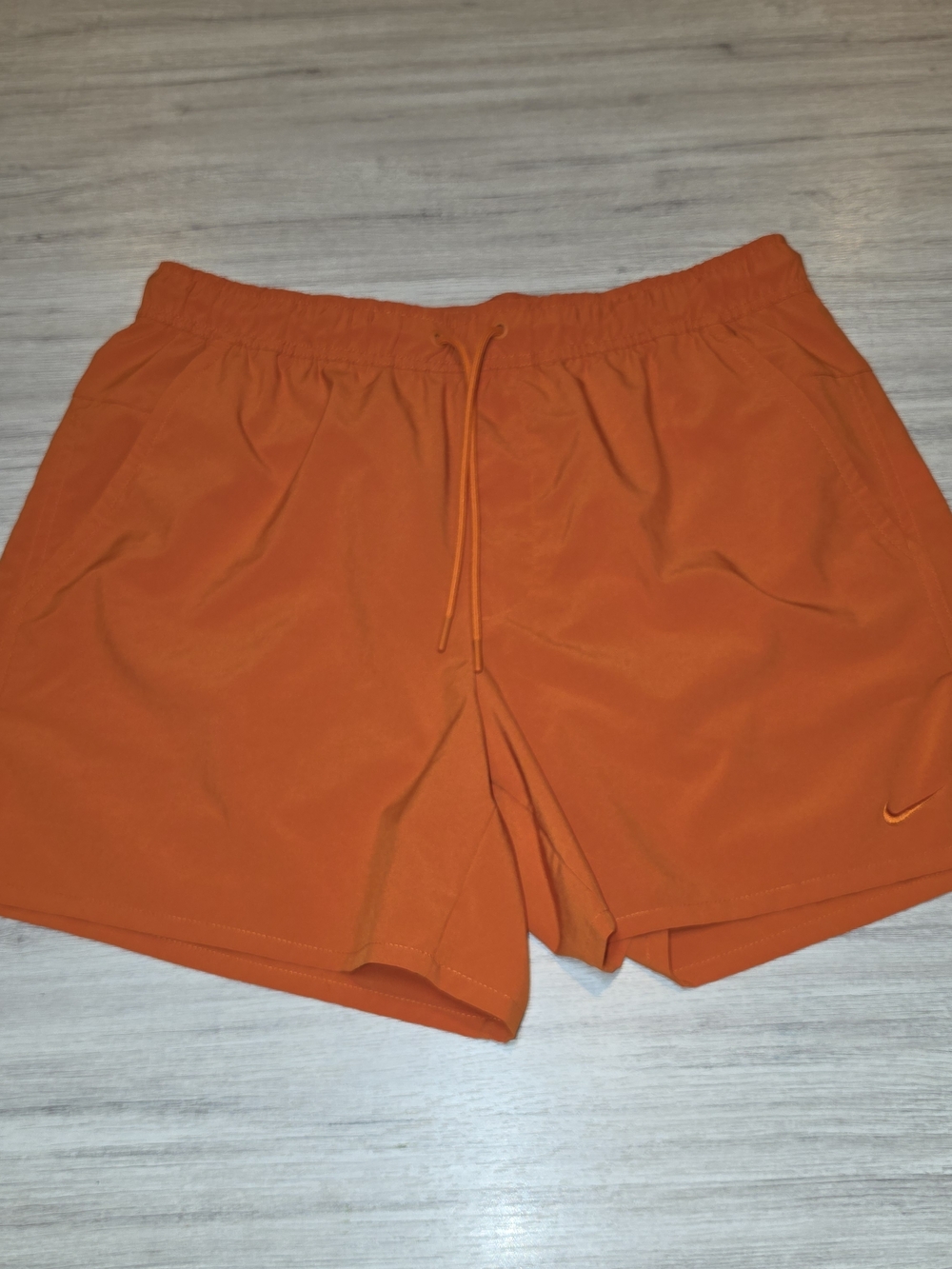 Nike Dri Fit Athletic 5 Inch Inseam Shorts Men's Orange Size Large B6